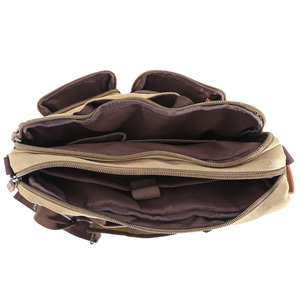 Sac fourre-tout rétro et vintage 2023 tendance pour <span class=keywords><strong>homme</strong></span>, sacoche d'ordinateur portable, porte-documents en cuir avec poignée, sac en <span class=keywords><strong>toile</strong></span> - Product Image 2