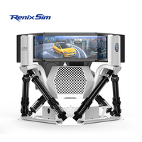 Renixsim 3 Monitor Arcade Center MOZA Racing Simulator Máquina de juego Sim Racer Rig Cockpit