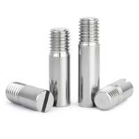 Stainless steel pins and threaded shafts precision machined fasteners for engineering assembly durable corrosion resistant metal
