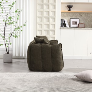 Canapé en tissu résistant aux taches, style minimaliste et luxueux, avec unité de ressorts ensachés, canapé combiné 3 places pour salon - Product Image 4