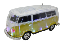 NOUVEAU DESIGN WS-267 avec lampe torche LED RGB, FM, TF, USB, haut-parleur portable sans fil en forme de bus pour l'extérieur