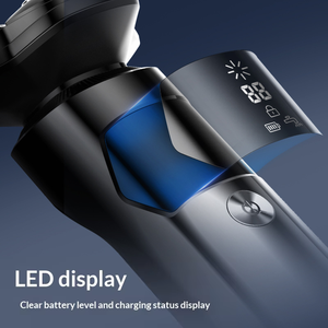 <span class=keywords><strong>Afeitadora</strong></span> Rotatoria de Triple Cuchilla Impermeable para Hombre, Inalámbrica, Recargable por USB, Uso en Seco/Húmedo, para Barbería/Peluquería/Cuerpo, Hotel/Hogar - Product Image 4