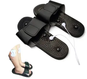 Sandal Jepit Pijat Elektroda, Set Sepatu Terapi Akupunktur Kaki, Mesin Pijat Rumah