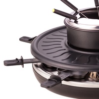 Grill électrique d'intérieur de qualité commerciale, en acier inoxydable de haute qualité, durable, avec revêtement antiadhésif PTFE, facile à nettoyer, chauffe rapidement, 1800W, pour hôtel
