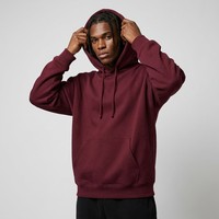 Sweat à capuche streetwear épais coupe oversize et carrée 400 g/m² en coton brossé, service d'impression de logo personnalisé OEM 50 pièces