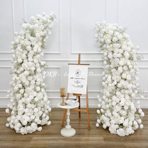 عرس الديكور زهرة أو القرن الحرير خلفية الزفاف الاصطناعي قوس - Product Image 1