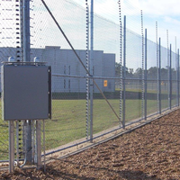 Hoogspanningsalarmapparatuur zonne-energie afrastering beveiligingssysteem elektrisch 358 anti-klimhek energiehek voor tuinhuis