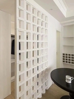 Briques creuses en polyuréthane, 100% matériaux neufs, légères, populaires, en mousse PU, 18 grilles, construction d'écran, intérieur et extérieur