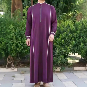 Camisetas Largas para Hombre, Manga Larga, Estilo Musulmán, Túnica Islámica para Hombre, Kaftan, Arabia Saudita, Corte Holgado, Informal, a la Moda - Product Image 2