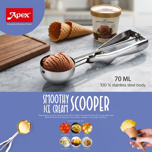 Cuillère à glace Anax Smoothy 70ML en acier inoxydable, outil manuel à démoulage facile - Product Image 2