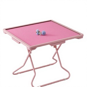 Tavolo da Mahjong Automatico in PVC, Moderno, Pieghevole, Portatile, Resistente, per 4 Giocatori, con <span class=keywords><strong>Gambe</strong></span> Pieghevoli, per Appartamenti Piccoli/Medi, Uso Esterno - Product Image 3