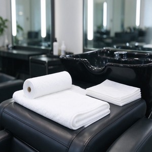 Toallas Desechables para Salón de Belleza y Peluquería, de un Solo Uso, Absorbentes e Higiénicas, para Peluquería, Tratamientos Faciales y SPA - Product Image 2