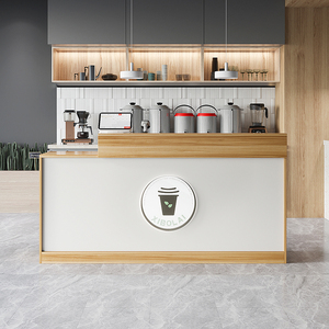 Café Tienda de té Restaurante Caja registradora Panadería Pastelería Mostrador Diseño de tienda - Product Image 4