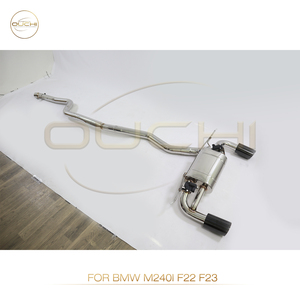 Catback de escape de acero inoxidable de alta calidad OUCHI para <span class=keywords><strong>BMW</strong></span> 2 Series <span class=keywords><strong>M240i</strong></span> F22 F23 <span class=keywords><strong>2017</strong></span> + con sistema de tubos de escape de válvulas de silenciador - Product Image 3