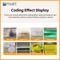 Imprimante à jet d'encre portable pour cartes, bouteilles en plastique, emballages, sacs, impression de codes-barres/codes QR, encre à séchage rapide, usage industriel