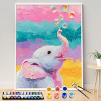 Kits de peinture par numéros DIY personnalisables, ensemble de peinture à l'huile non personnalisé pour adultes, enfants et débutants, livraison directe