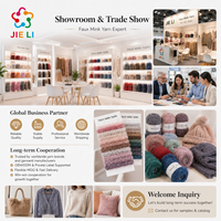 Factory Supply 100% Polyester Faux Mink Yarn Soft Fluffy Knitting Yarn for Sweater Blanket Garment Wholesale