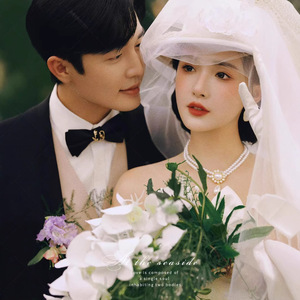 Wedding Dress Ball Gown Empire Waist Sweetheart Neckline Organza Vintage White Bridal Gown For Outdoor Wedding Photography - Product Image 4