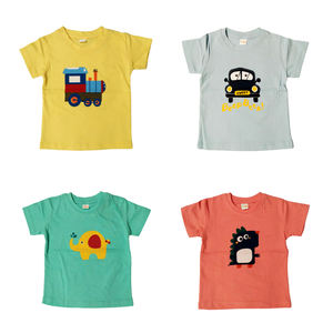 Camiseta de Manga Corta para Niños Lista para la Aventura con Estampados Atractivos y Tela Transpirable, Perfecta para Deportes y Actividades al Aire Libre - Product Image 4