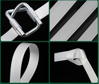 Sangle en fibre composite manuelle, sangle composite en polyester pour la sécurité des marchandises, emballage plastique
