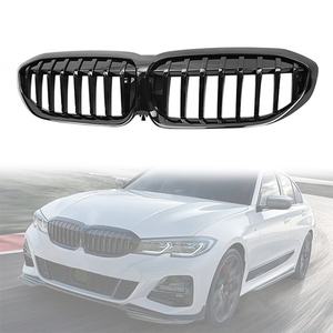 2020-2021 LUMA a lamella singola griglia del paraurti anteriore per BMW 3 serie G20/G28 <span class=keywords><strong>M</strong></span> colore carbonio ABS Gloss nero/nero opaco - Product Image 1