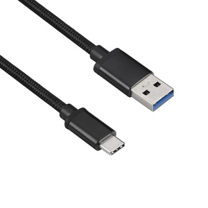 Cable de datos USB 3.0 a tipo C de 1 m con trenzado de nailon para carga rápida de teléfonos móviles. - Product Image 3