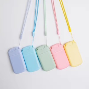 Thiết Kế Mới 20/30Ml Du Lịch Đầy Màu Sắc Xách Tay Nước Rửa Tay Chai Loại Thẻ Nhựa Kích Thước Túi Phun Chai Với Keychain - Product Image 4