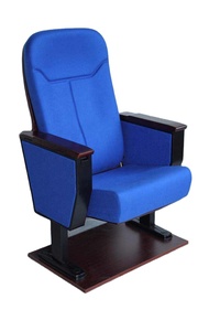 Sillas de sala de conferencias de Cine de lujo, sillas de tela para iglesia, auditorio con mesa de escritura, Popular, proveedor de China - Product Image 5