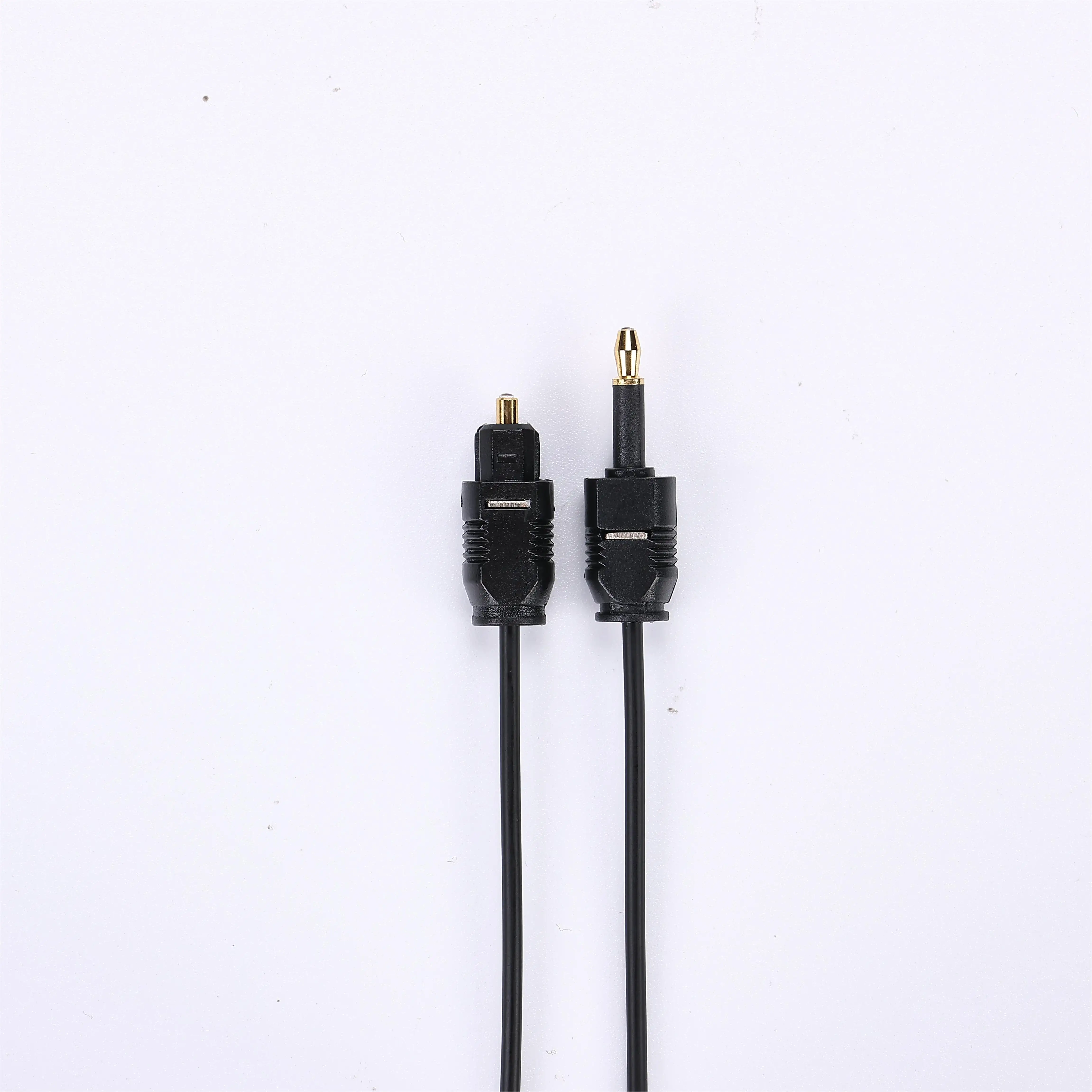 Custom 1m 2m 3m TV Digital Gold Connector Optical Fiber Toslink Audio Cable