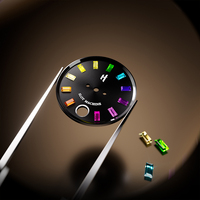 Montre mécanique de style tourbillon Lucky Harvey Roulette Wheel Dial, résistante à l'eau jusqu'à 30 m, boîtier en acier inoxydable pour hommes ZLS305
