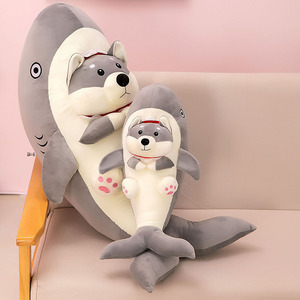 Internet célébrité farce meilleur ami poupée de mariage créatif océan requin chien en peluche oreiller lavé Techniques pour le soulagement du Stress - Product Image 5