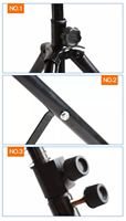 Stand de Trombone alto/teno/Bass, stand d'exposition de trombone, stand de tube de traction, stand de trombone