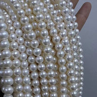 Chaîne de perles en vrac de 10 mm de couleurs mélangées, perles d'eau douce naturelles Aaa, production de bijoux