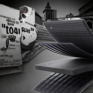 แผ่นซับพื้นรถสำหรับปูพื้นรถแผ่นรองยางทีพีอีแบบเข็มเจาะ<span class=keywords><strong>สี</strong></span>เข้มเพื่อป้องกันพื้นรถดีไซน์หรูหราสำหรับ2024 - Product Image 1