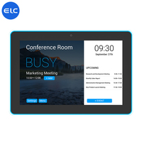 Tablette murale 10.1 pouces poe en option nfc rfid pour salle de réunion