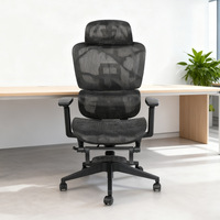 Chaise ergonomique en maille Yazhi avec support lombaire et siège inclinable pour les longues heures de travail au bureau et de jeu, utilisation à domicile