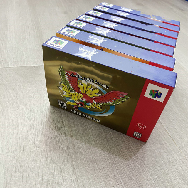 N64 Game Box Poke N64 Game Case for Poke Mon N64
