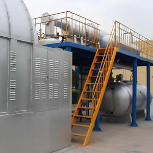 Equipo de residuos continuo completamente automático Máquinas de pirólisis de caucho de uso de fábrica Grande - Product Image 1