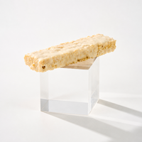 Barre de granola blanche croustillante aux flocons d'avoine et aux noix, collation céréalière, marque privée OEM, petit-déjeuner sain et énergétique, vente en gros