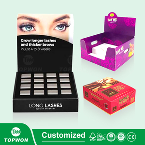 High Quality Supermarket Retail <strong>Counter</strong> <strong>Display</strong> Cardboard <strong>Display</strong> <strong>Box</strong> <strong>With</strong> <strong>Hole</strong> Cards Cardboard <strong>Counter</strong> Top <strong>Display</strong> <strong>Box</strong> - Product Image 3