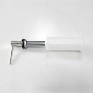 Shenzhen Aojie Milieuvriendelijke Koperen Handmatige Zeepdispenser Roestvrijstalen Afwerking Modern Design Handschuimzeep Voor Keuken - Product Image 2