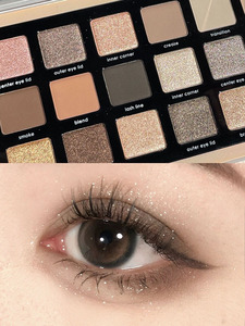 Palette Ombretti 15 Colori del Produttore, Tonalità Cemento Opache e Shimmer, Palette Ombretti Multicromatici Private Label per <span class=keywords><strong>Donne</strong></span> - Product Image 1