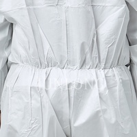 Combinaison de sécurité jetable Junlong, niveau C, antistatique, imperméable, protection chimique, avec capuche