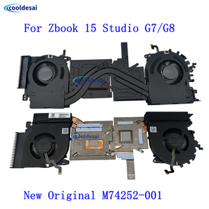 M74252-001 Nuevo y Original para <span class=keywords><strong>HP</strong></span> <span class=keywords><strong>Zbook</strong></span> <span class=keywords><strong>15</strong></span> <span class=keywords><strong>Studio</strong></span> G7/G8, Ventilador de Refrigeración para CPU y GPU, M74252-001, Envío Rápido - Product Image 2