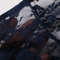 Ff2036 Naadloze Bikini Panty Korte Hipster Onderbroek Vrouwen Kant Doorzichtig Ondergoed Dames Mid Taille Bloemen Kant Slipje