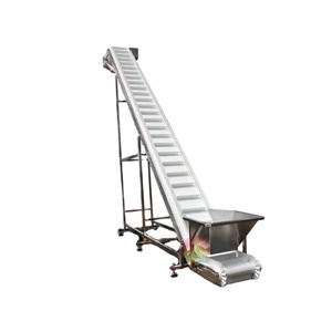 Nemen Weg Riem Pu/Pp Materiaal Transportband Met Grote Hoek Hopper Tilt Verticale Makkelijk Schoon Aangepast Met Schroef Voedsel groente - Product Image 3