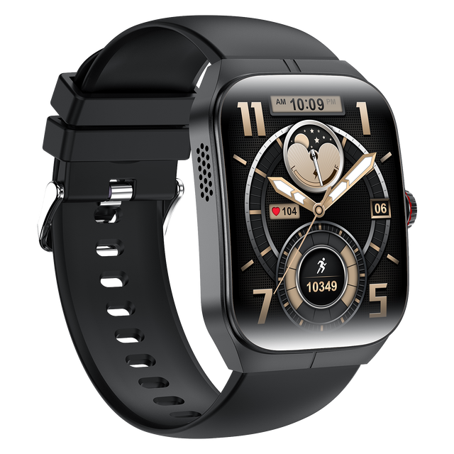 Smart Watch 1.95 Inch AMOLED Large Screen BT Calling NFC Payment Heart Rate Blood Oxygen Sleep Monitor Custom Dial Men Women