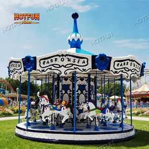 Manèges de chevaux de carrousel pour enfants, style chinois, pour parcs d'attractions, fêtes foraines et centres commerciaux - Product Image 3