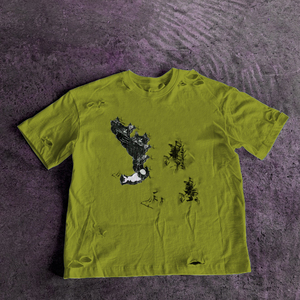 T-shirt personnalisé en coton 100% vieilli, impression DTG de haute qualité, logo vintage, effet délavé, coupe oversize, t-shirt homme délavé à l'acide - Product Image 3