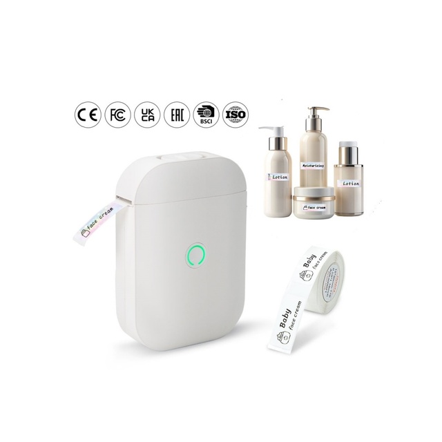D11 Mini Thermal Portable Label Printer 15mm Android IOS Pocket Sticker Mark Black White Printer Machine